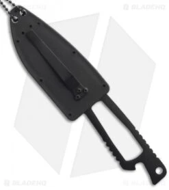 Schrade Extreme Survival Fixed Blade Neck Knife (3.1" Black) SCHF5N -Sharp Knife World schrade extreme survival fixed schf5n sheath