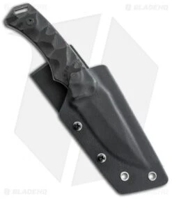 Schrade SCHF14 Modified Drop Point Fixed Blade Knife (3.4" Black SW) -Sharp Knife World schrade fixed schf14 sheath
