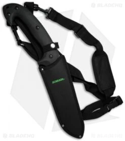 Schrade Frontier SCHF43 Jessica X Fixed Blade Knife Black TPE (9" Black) -Sharp Knife World schrade fixed schf43 cm sheath