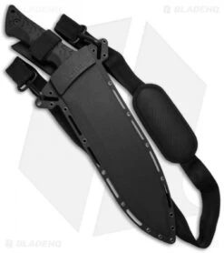 Schrade Jethro Fixed Blade Machete Knife Black TPE (11.6" Gray) SCHF48 7 Schrade Jethro Fixed Blade Machete Knife Black TPE (11.6" Gray) SCHF48 -Sharp Knife World schrade fixed schf48 cm sheath