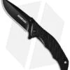 Schrade Folding Knife Frame Lock Black Textured (3.25" Black) SCH310