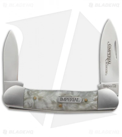 Schrade Imperial Large Canoe Knife 3.625" Cracked Ice IMP11