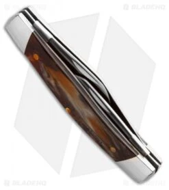 Schrade Imperial Stockman Knife 3.375" Red Swirl IMP16S 5 Schrade Imperial Stockman Knife 3.375" Red Swirl IMP16S -Sharp Knife World schrade imperial imp16s side