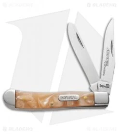 Imperial Small Trapper Knife 2.75" Pink Swirl Acrylic IMP18PT