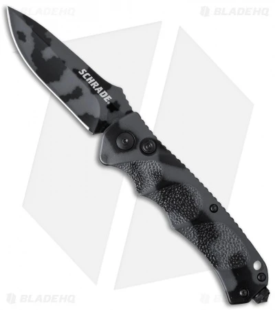 Schrade Extreme Survival Drop Point Automatic (3.25" Urban Camo) SC60C