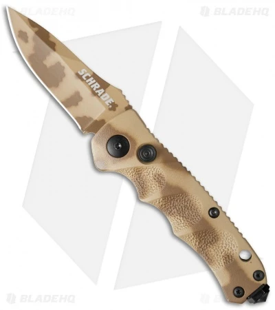 Schrade Mini Extreme Survival Automatic (2.5" Desert Camo) SC60MD 3 Schrade Mini Extreme Survival Automatic (2.5" Desert Camo) SC60MD