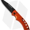Schrade Liner Lock Knife Orange (2.5" Black) SCH107ALOR -Sharp Knife World schrade sch107alor cm