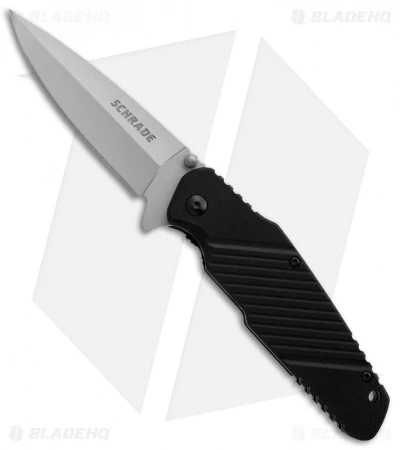 Schrade Spear Point Liner Lock Knife G10 (3.5" Bead Blast) SCH108 3 Schrade Spear Point Liner Lock Knife G10 (3.5" Bead Blast) SCH108