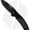 Schrade Drop Point Liner Lock Knife (3.375" Black) SCH207