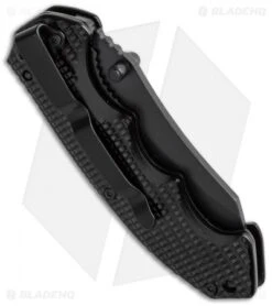 Schrade Liner Lock Knife Black (3" Black) SCH211 5 Schrade Liner Lock Knife Black (3" Black) SCH211 -Sharp Knife World schrade sch211 side cm