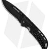 Schrade Liner Lock Knife Black (3" Black) SCH212 -Sharp Knife World schrade sch212 cm