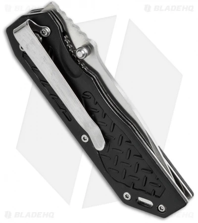 Schrade Liner Lock Knife Black (3" Satin) SCH215 4 Schrade Liner Lock Knife Black (3" Satin) SCH215 - Image 2