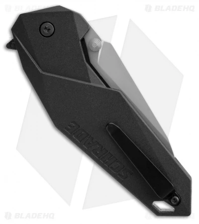 Schrade SCHA5 Clip Point Spring Assisted Knife (3.375" Bead Blast Plain) 4 Schrade SCHA5 Clip Point Spring Assisted Knife (3.375" Bead Blast Plain) - Image 2