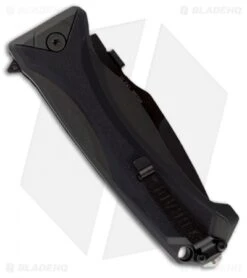 Schrade SCHA6LBS Drop Point Spring Assisted Knife (3.75" Black Serr) -Sharp Knife World schrade scha6lb side