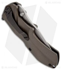 Schrade SCHA7BR Clip Point Spring Assisted Knife Brown (3.25" Bead Blast Plain) 5 Schrade SCHA7BR Clip Point Spring Assisted Knife Brown (3.25" Bead Blast Plain) -Sharp Knife World schrade scha7br side 2 1