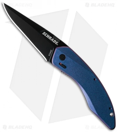 Schrade Landshark Spring Assisted Knife Colorshift (3" Black) SCHA9C 3 Schrade Landshark Spring Assisted Knife Colorshift (3" Black) SCHA9C