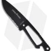 Schrade Extreme Survival Neck Knife (3.1" Black Serr) SCHF5SN -Sharp Knife World schrade schf5sn serr fixed