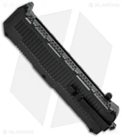 Schrade Viper Tanto OTF Assisted Knife Black (3.375" Black) SCHOTF8TB -Sharp Knife World schrade schotf8tb side cm