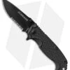 Schrade Snake Bite Liner Lock Knife Black ABS (3.25" Black) SCH001SCPA