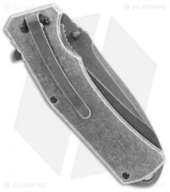 Schrade Liner Lock Knife Stonewash Stainless Steel (3.25" Stonewash) SCH506 -Sharp Knife World schrade sw SCH506 BHQ 61960 dl back