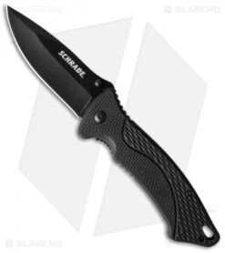 Schrade Fixed Blade & Folding Knife Gift Set (Black) SCHCOM5CP -Sharp Knife World schrade two folder cm