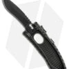 Schrade Large Drop Point Viper 2 Side Opening Knife (3.5" Black) SCHSA2DB