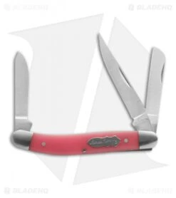 Schrade Uncle Henry Premium Pink Stockman Pocket Knife Pink 897UHP