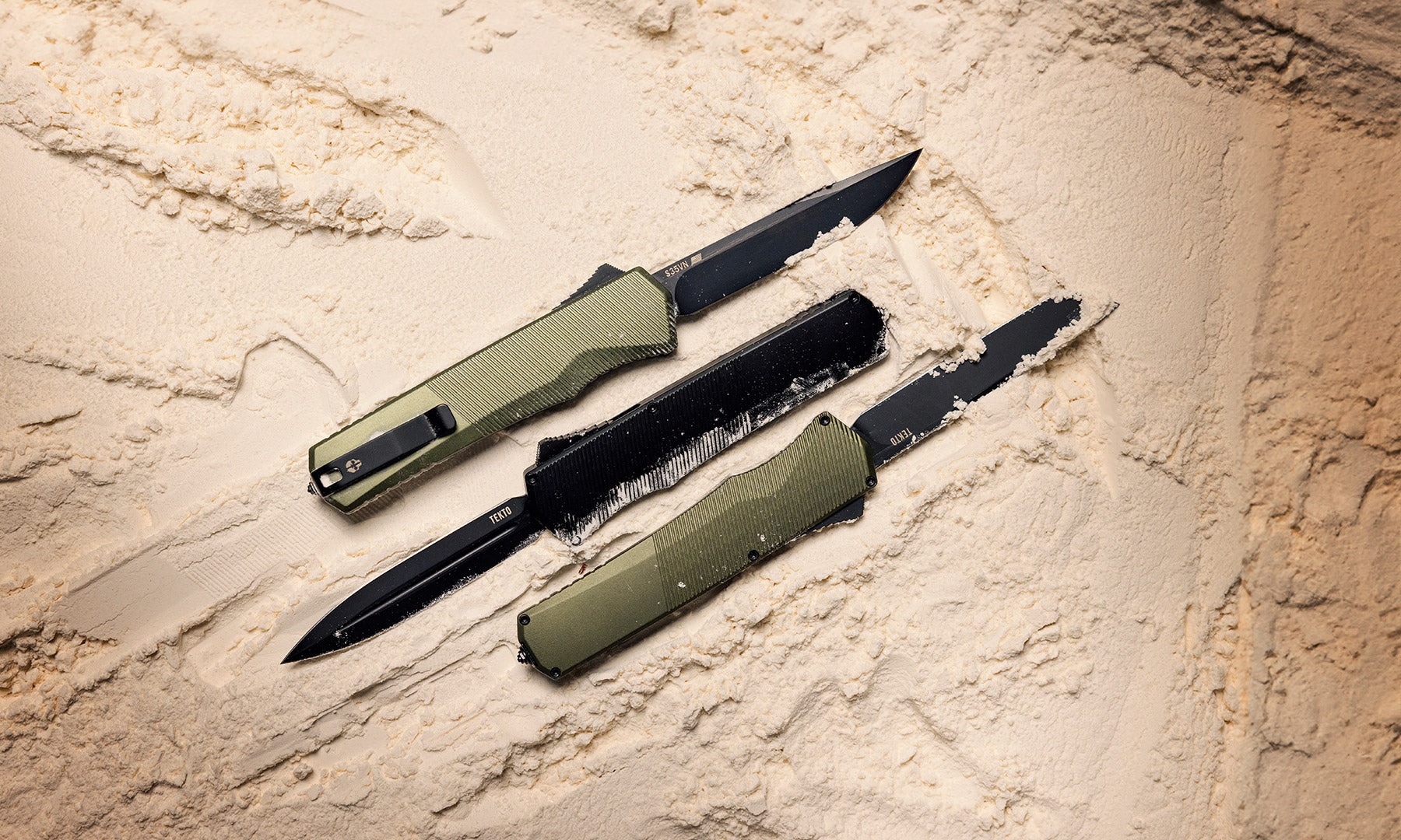 Sharp Knife World -Sharp Knife World Tekto Knives Automatic Knives